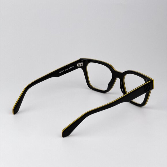 Off-White STYLE 7P Women Eyeglasses Black/Yellow Square | Model OERJ07P 1300 - Picture 4 of 11